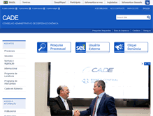 Tablet Screenshot of cade.gov.br